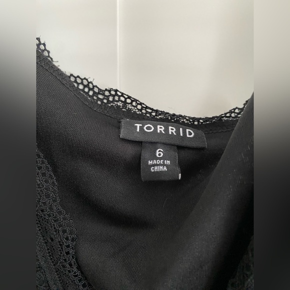 Torrid Black Lace Dress 6 - Picture 4 of 5